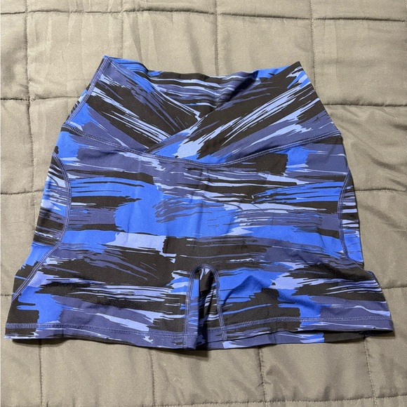 Alphalete Blue and Black Athletic Shorts - Picture 1 of 3